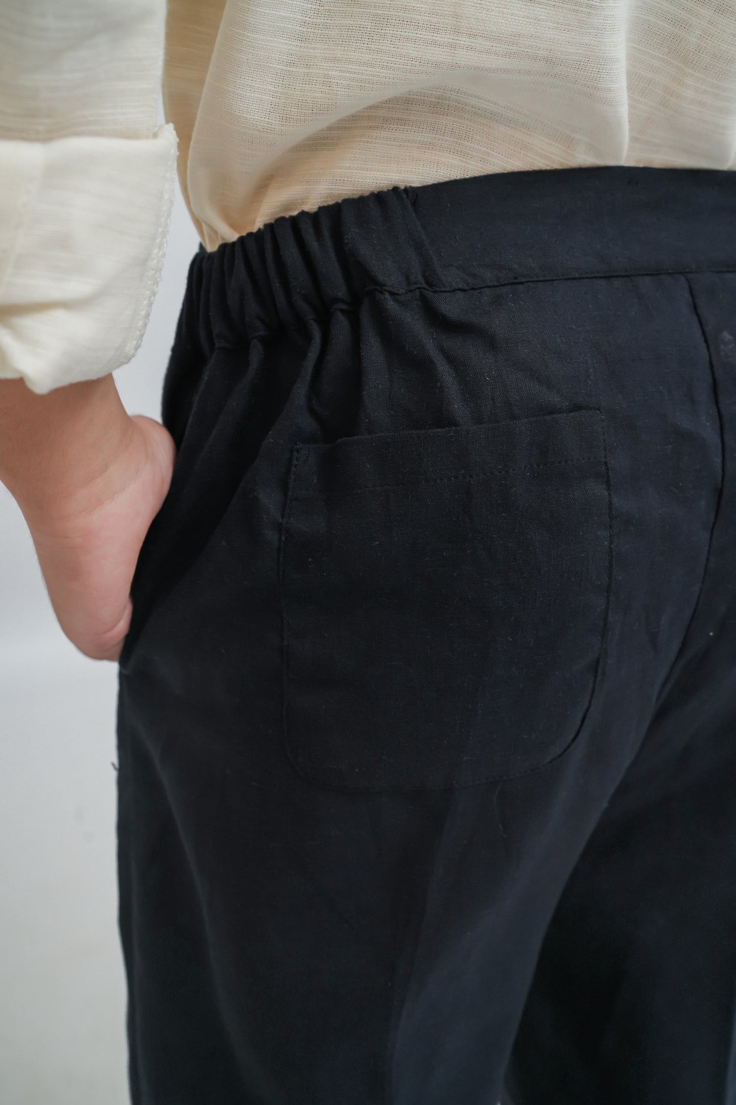 Black Linen Pants