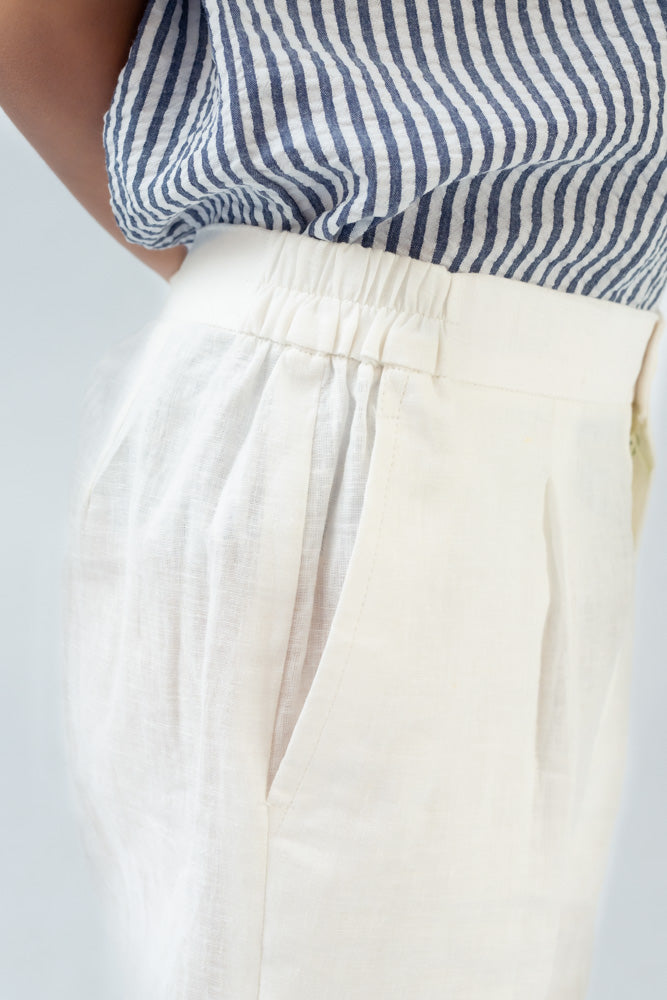 White Linen Pants