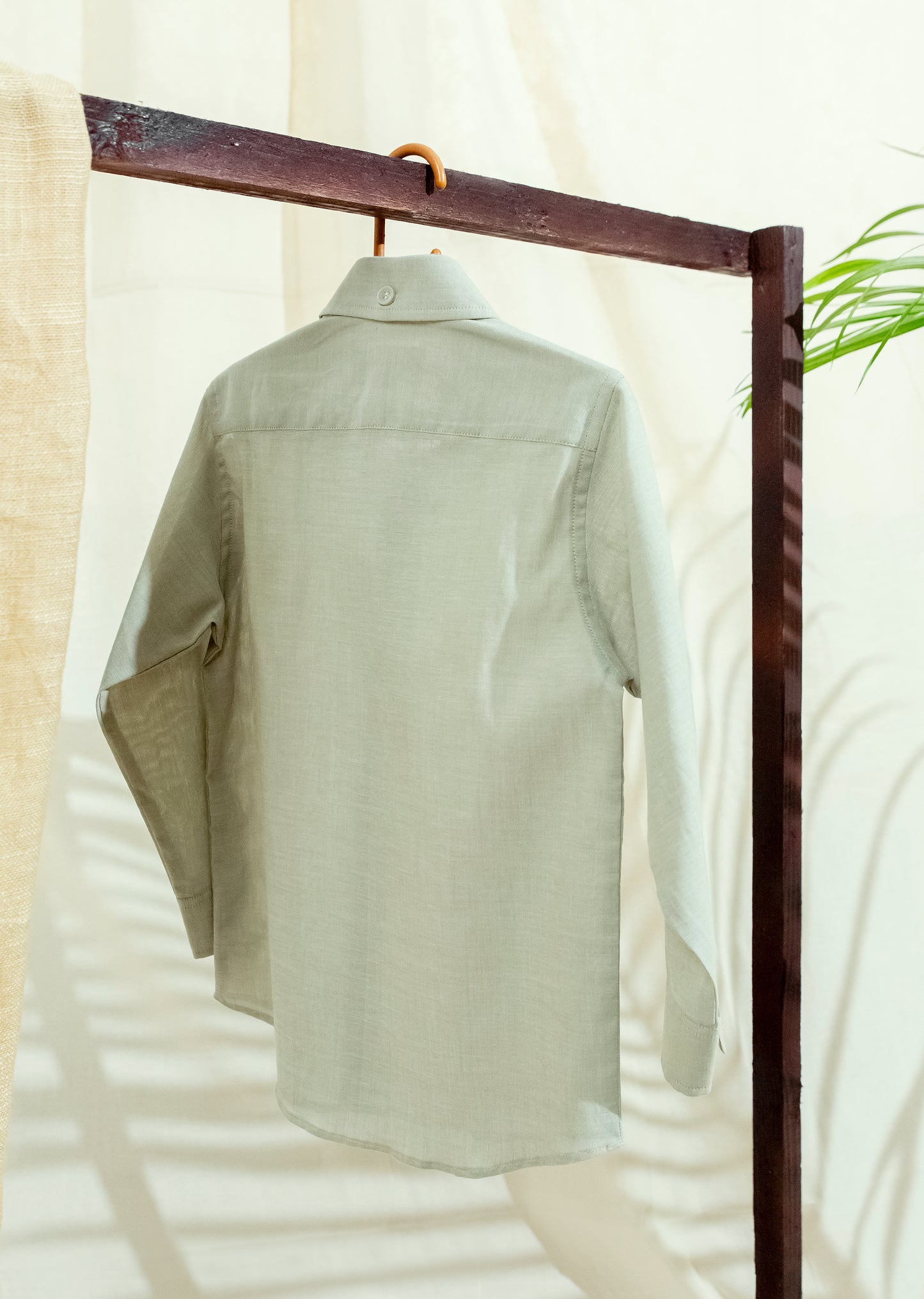Olive Button Down Shirt