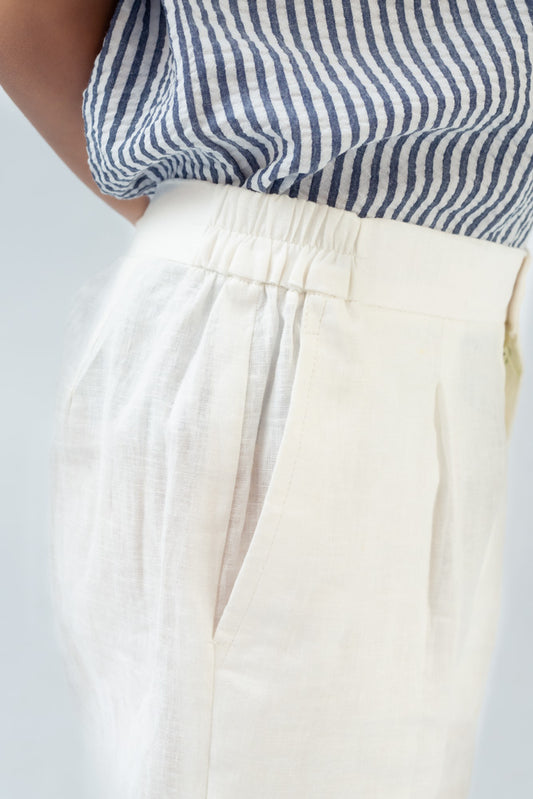 White Linen Pants