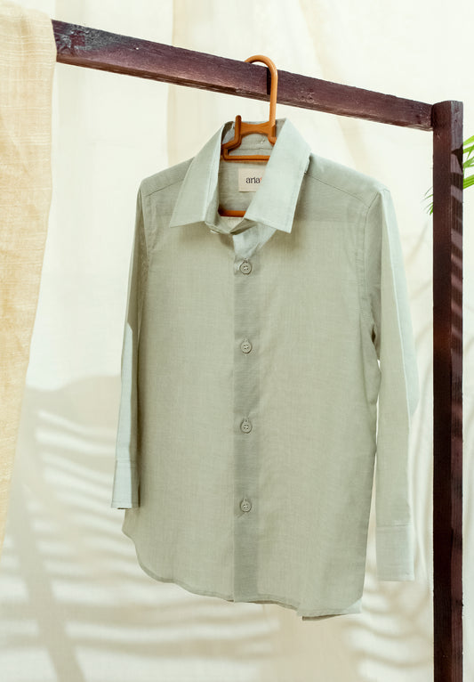 Olive Button Down Shirt